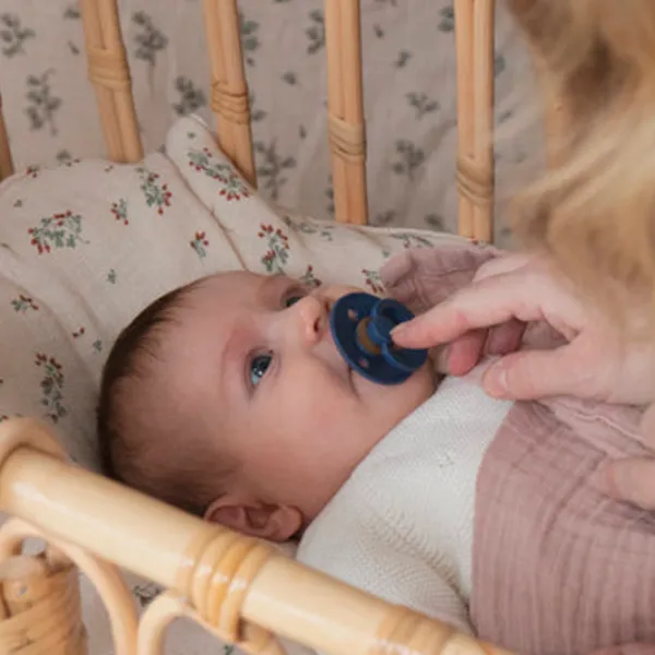 Suzetă cu tetina rotundă Bibs Colour 120253  Unisex / 6 luni - 18 luni / Latex / Deep Space photo 6