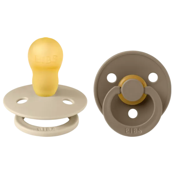 Соска круглая Bibs Colour 130240  Унисекс / 18 месяцев - 36 месяцев / Латекс / Темный дуб photo 1
