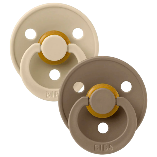 Соска круглая Bibs Colour 130240  Унисекс / 18 месяцев - 36 месяцев / Латекс / Темный дуб photo 2