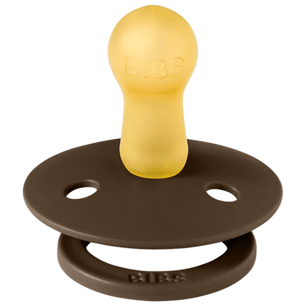 Соска круглая Bibs Colour 120261  Унисекс / 6 месяцев - 18 месяцев / Латекс / Темный дуб photo 3