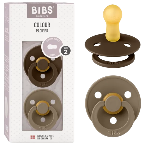 Соска круглая Bibs Colour 120261  Унисекс / 6 месяцев - 18 месяцев / Латекс / Темный дуб photo 5