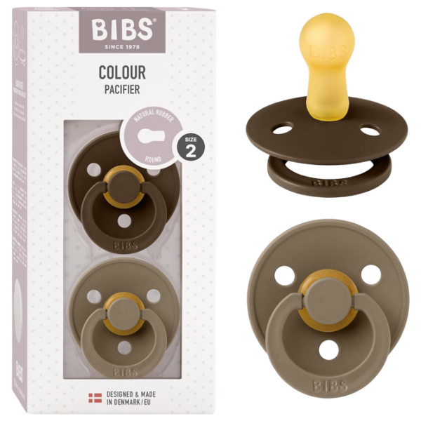 Соска круглая Bibs Colour 120261  Унисекс / 6 месяцев - 18 месяцев / Латекс / Темный дуб photo 5