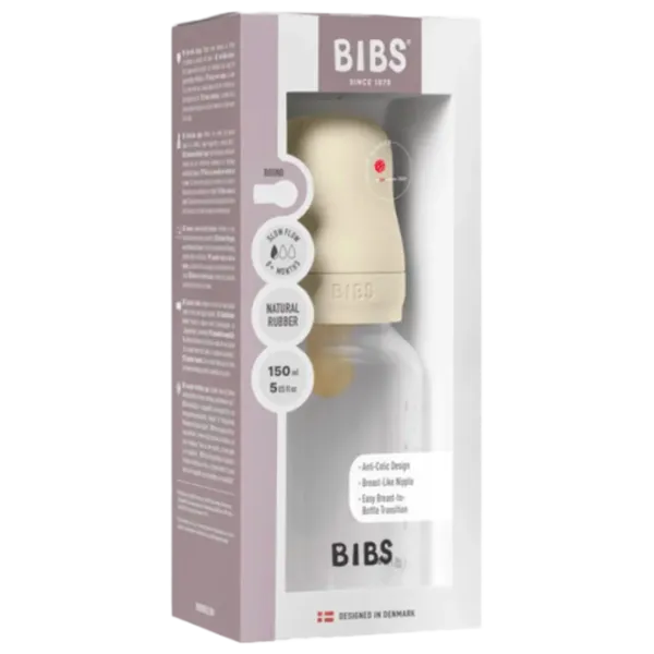 Biberon Bibs 5016216  Unisex / 0.15l / Ivory photo 5 Biberon Bibs 5016216  Unisex / 0.15l / Ivory photo 5
