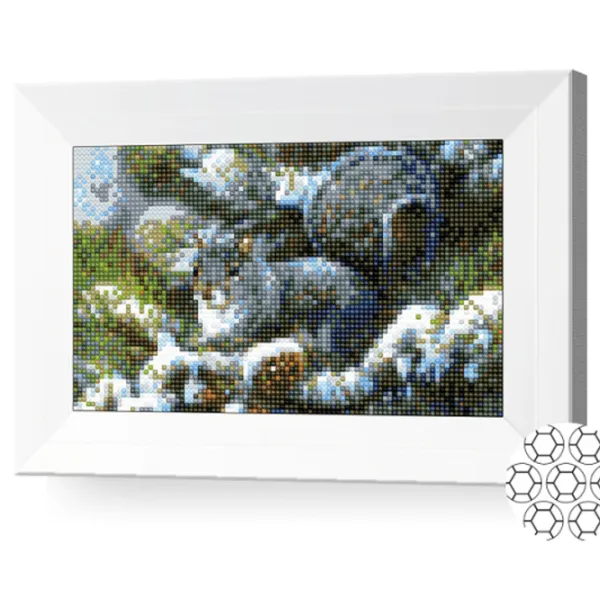 Mozaic Art Galery Premium Veverița pe brad  /  photo 2 Mozaic Art Galery Premium Veverița pe brad  /  photo 2