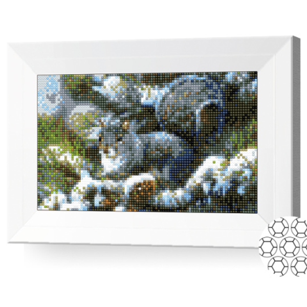 Mozaic Art Galery Premium Veverița pe brad  /  photo 2 Mozaic Art Galery Premium Veverița pe brad  /  photo 2