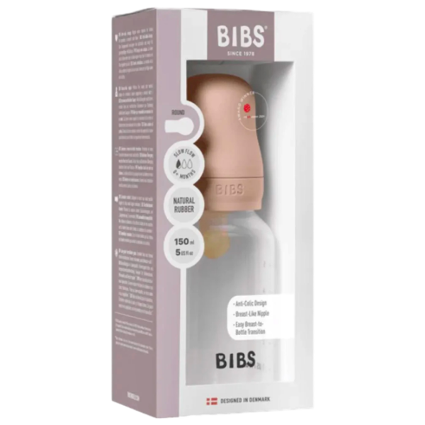 Бутылочка для кормления Bibs 5016244  Для девочек / 0.15л / Blush Pink photo 5 Бутылочка для кормления Bibs 5016244  Для девочек / 0.15л / Blush Pink photo 5