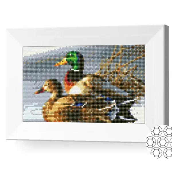 Mozaic Art Galery Premium Cuplu de rațe  /  photo 2 Mozaic Art Galery Premium Cuplu de rațe  /  photo 2