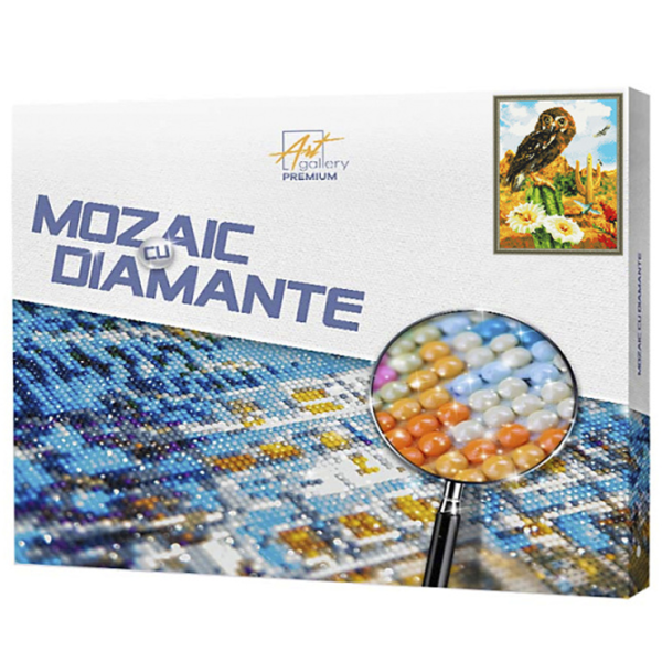 Mozaic Art Galery Premium Bufnița pe cactus  /  photo 1 Mozaic Art Galery Premium Bufnița pe cactus  /  photo 1