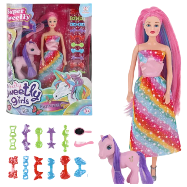 Păpușă Essa Toys Sweetly Girls 60297HWT-3 model / 3+ photo 2