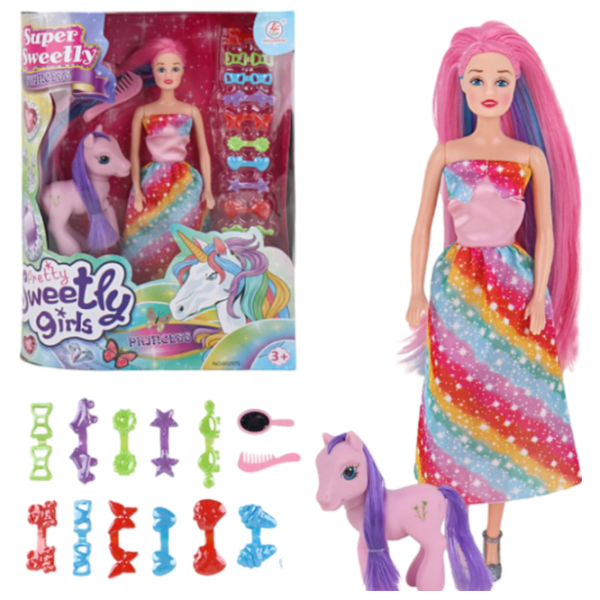 Păpușă Essa Toys Sweetly Girls 60297HWT-3 model / 3+ photo 2