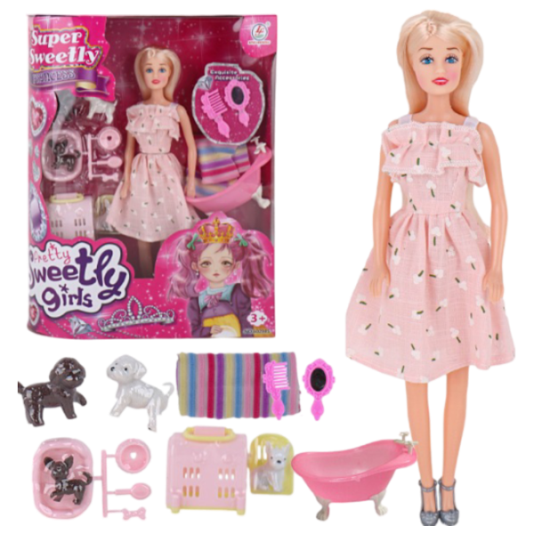 Păpușă Essa Toys Sweetly Girls 60298HWT-2 model / 3+ photo 4