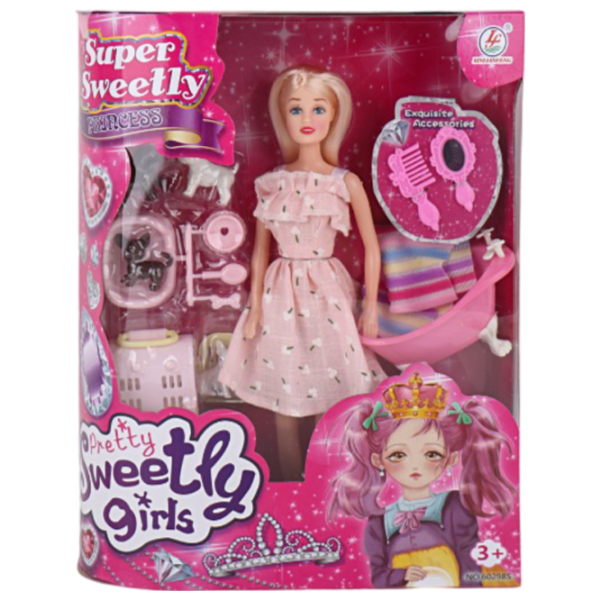 Păpușă Essa Toys Sweetly Girls 60298HWT-2 model / 3+ photo 5