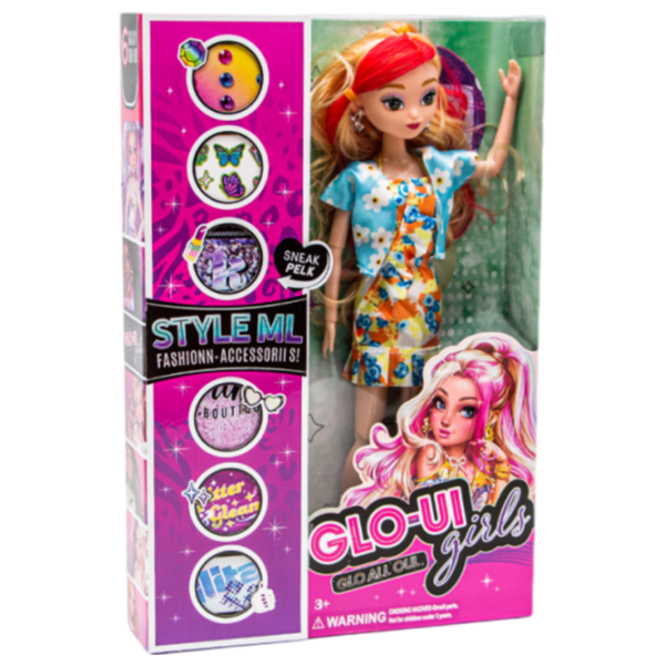 Păpușă New World Glo Up Girls 552141 model / 3+ photo 1