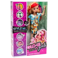 Păpușă New World Glo Up Girls 552141 model / 3+