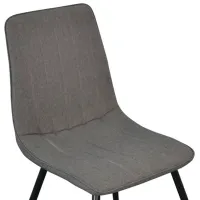 Обеденные стол со стульями Evelin DT 402-5+4 (XR-154Wh) Круглая / ДСП / Светло-серый photo 3