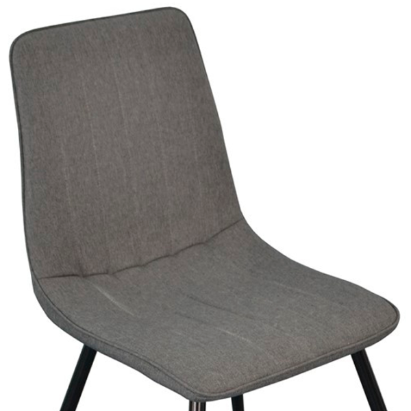 Обеденные стол со стульями Evelin DT 404-5+3 (XR-154Wh) Круглая / ДСП / Светло-серый photo 3 Обеденные стол со стульями Evelin DT 404-5+3 (XR-154Wh) Круглая / ДСП / Светло-серый photo 3