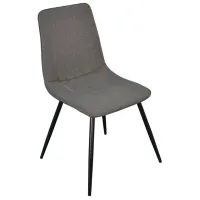 Обеденные стол со стульями Evelin DT 404-5+3 (XR-154Wh) Круглая / ДСП / Светло-серый photo 4