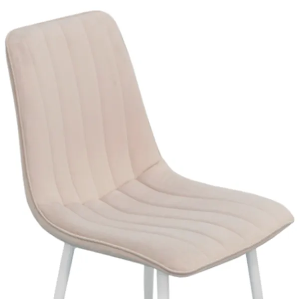 Set masă și scaune Evelin DT 404-5+3 47 (XR-154Wh) Rotundă / PAL / Light Gray photo 4