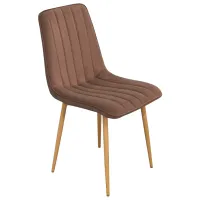 Set masă și scaune Evelin DT 402-1+4 (XR-154WO) Rotundă / PAL / Dark Beige photo 3