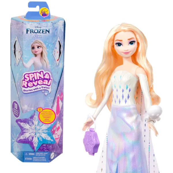 Păpușă Barbie Frozen Elsa HTG25  prințesă / 3+ photo 2