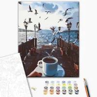 Картина по номерам BrushMe Море кофе BS51384 50 x 40 см / Вертикальная photo 2