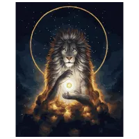 Pictură pe numere BrushMe Regele lumii GX30908 50 x 40 cm / Verticală