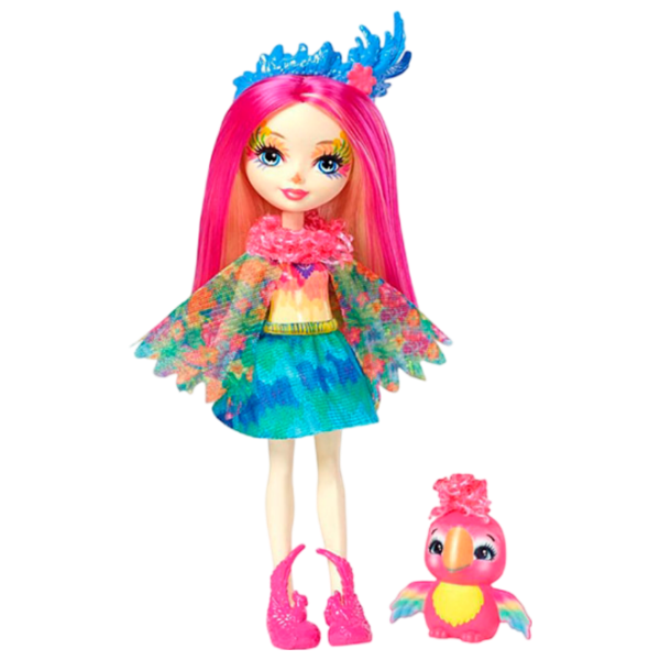 Кукла Enchantimals Peeki Parrot FJJ21  модель / 3+ photo 1