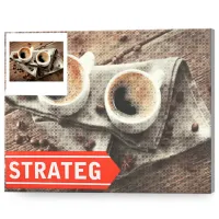 Mozaic Strateg Espresso pentru doi  / 