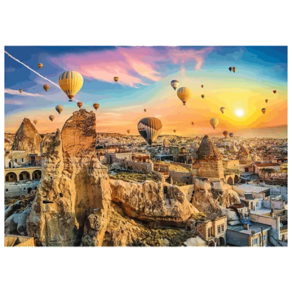 Puzzle Trefl Cappadocia, Turkey 8+/ Numărul de piese: 500 photo 2 Puzzle Trefl Cappadocia, Turkey 8+/ Numărul de piese: 500 photo 2