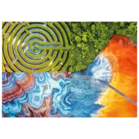Puzzle Trefl The Labyrinth of Colors 12+/ Numărul de piese: 500 photo 2