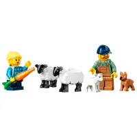Constructor LEGO Red Farm Tractor with Trailer & Sheep Tractor/ Multicolor photo 4