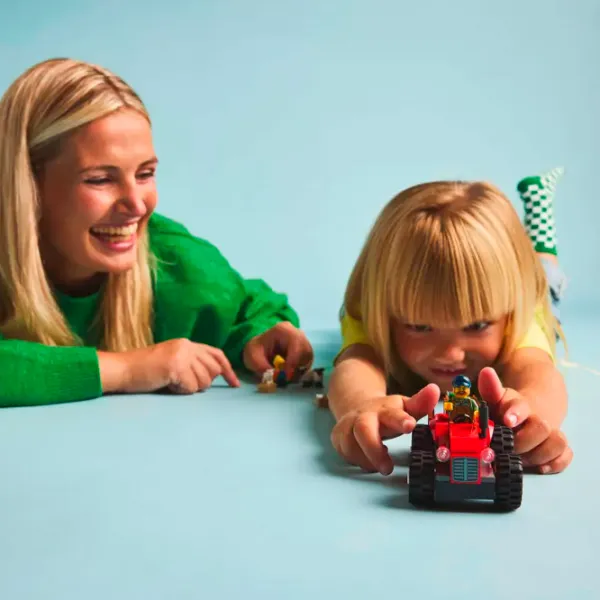 Constructor LEGO Red Farm Tractor with Trailer & Sheep Tractor/ Multicolor photo 6