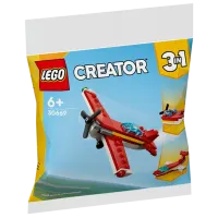 Конструктор LEGO Red plane 3 in 1 Транспорт/ Красный