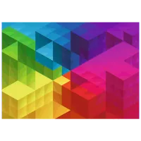 Puzzle Trefl Cubic Gradient 12+/ Numărul de piese: 1000 photo 2