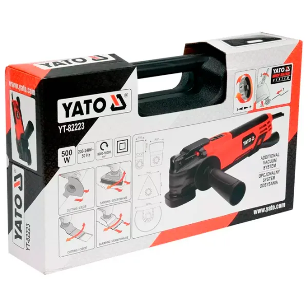 Mașină multifuncțională Yato YT-82223 Red / Plastic photo 5