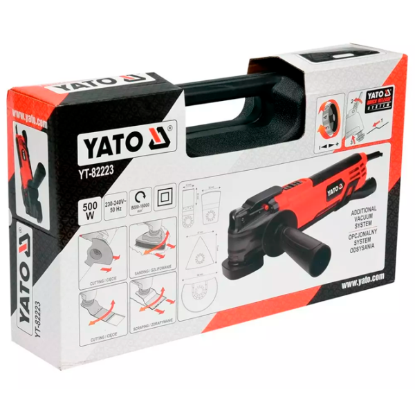 Mașină multifuncțională Yato YT-82223 Red / Plastic photo 5