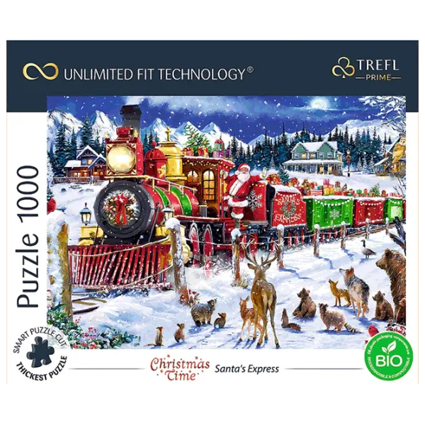 Puzzle Trefl Santa's Express 12+/ Количество деталей: 1000 photo 1 Puzzle Trefl Santa's Express 12+/ Количество деталей: 1000 photo 1