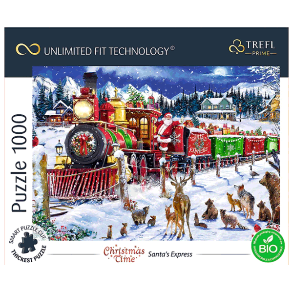 Puzzle Trefl Santa's Express 12+/ Количество деталей: 1000 photo 1 Puzzle Trefl Santa's Express 12+/ Количество деталей: 1000 photo 1