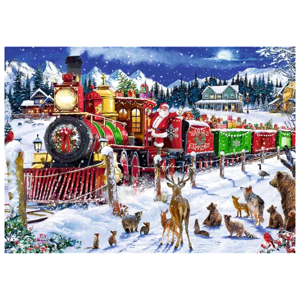 Puzzle Trefl Santa's Express 12+/ Количество деталей: 1000 photo 2 Puzzle Trefl Santa's Express 12+/ Количество деталей: 1000 photo 2