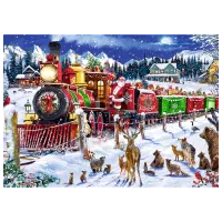 Puzzle Trefl Santa's Express 12+/ Numărul de piese: 1000 photo 2