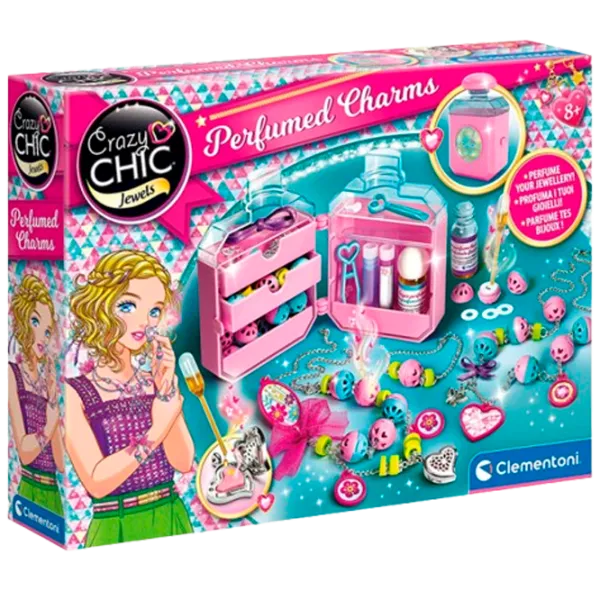 Set de creație Clementoni Perfumed Charms Crazy Chic 18600  8+ / Multicolor photo 1