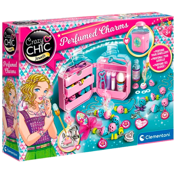 Set de creație Clementoni Perfumed Charms Crazy Chic 18600  8+ / Multicolor photo 1