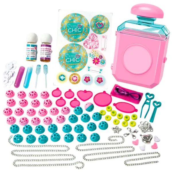 Set de creație Clementoni Perfumed Charms Crazy Chic 18600  8+ / Multicolor photo 3