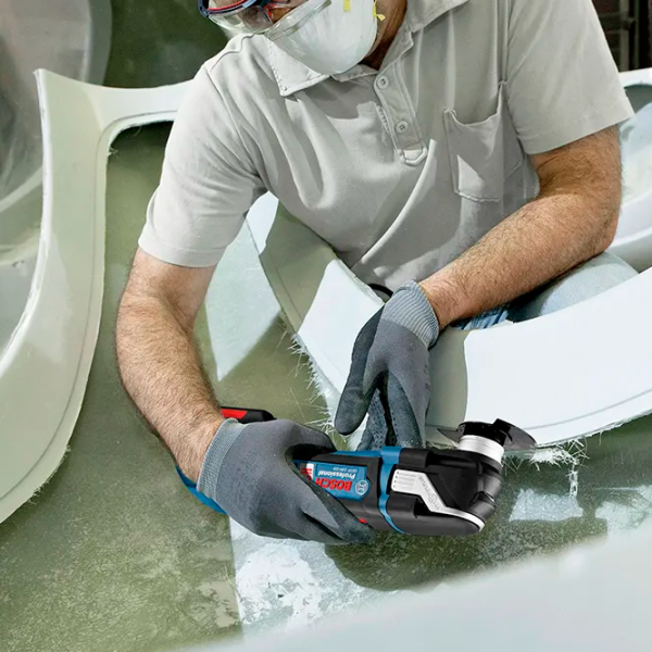 Многофункциональная машина Bosch GOP 18V-28 Синий / Пластик photo 4