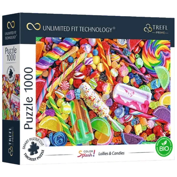 Puzzle Trefl Lollies & Candies 12+/ Numărul de piese: 1000 photo 1
