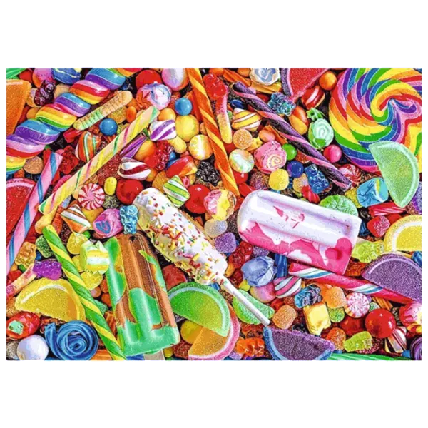 Puzzle Trefl Lollies & Candies 12+/ Numărul de piese: 1000 photo 2