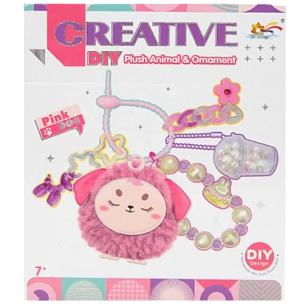 Set de creație Create it Kids Color Pisica roz ZD-M028 7+ / Pink photo 1