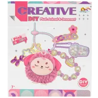 Креативный набор Create it Kids Color Pозовая кошка ZD-M028 7+ / Розовый