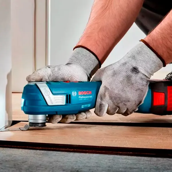 Mașină multifuncțională Bosch GOP 185-LI Blue / Silicon photo 3