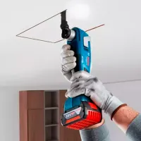 Mașină multifuncțională Bosch GOP 185-LI Blue / Silicon photo 5